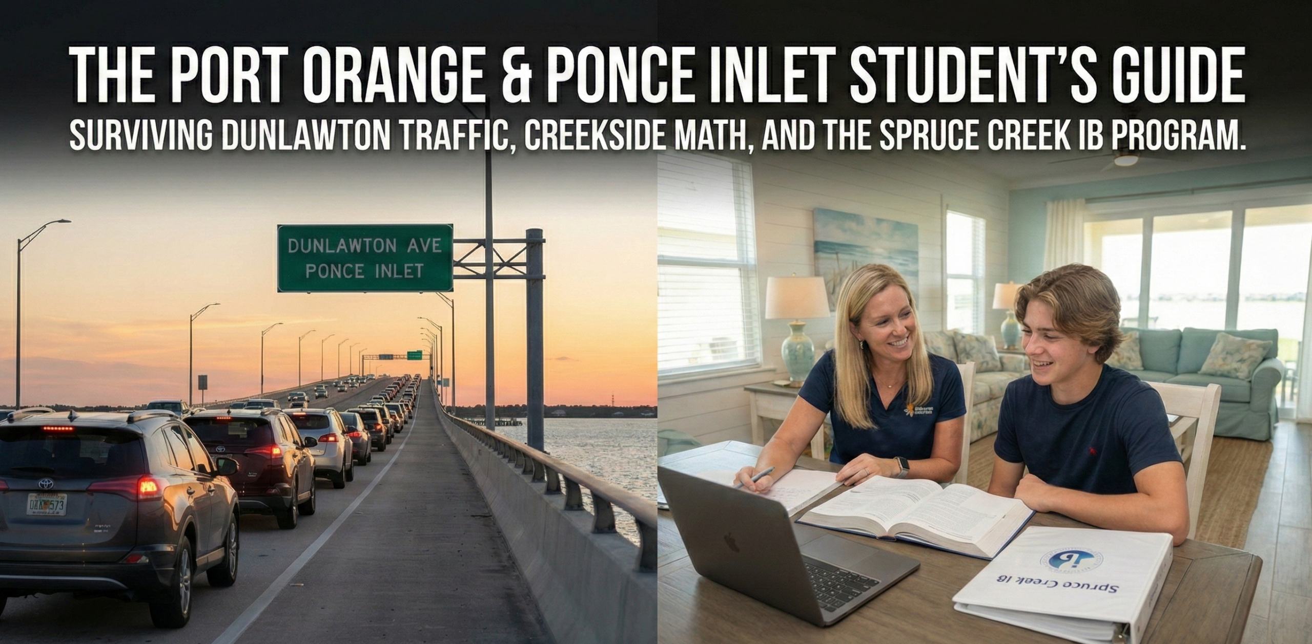 Living in Ponce Inlet or Port Orange? Skip the Dunlawton traffic. Get elite in-home tutoring and executive function coaching for the 2026 academic year at Spruce Creek IB, Creekside Middle, and Warner Christian.