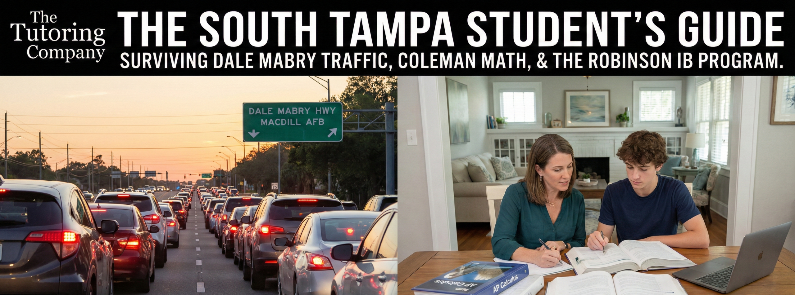 Living in South Tampa? Skip the Dale Mabry rush hour. Get elite in-home tutoring and executive function coaching for Coleman Middle math, Plant High APs, and the Robinson IB program.