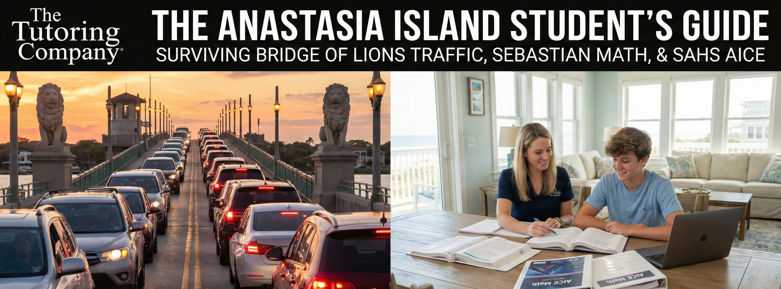 Moving to St. Johns County? Discover how our elite in-home tutoring and executive function coaching help St. Augustine students conquer Sebastian Middle math, SAHS AICE, and the Menendez IB program.