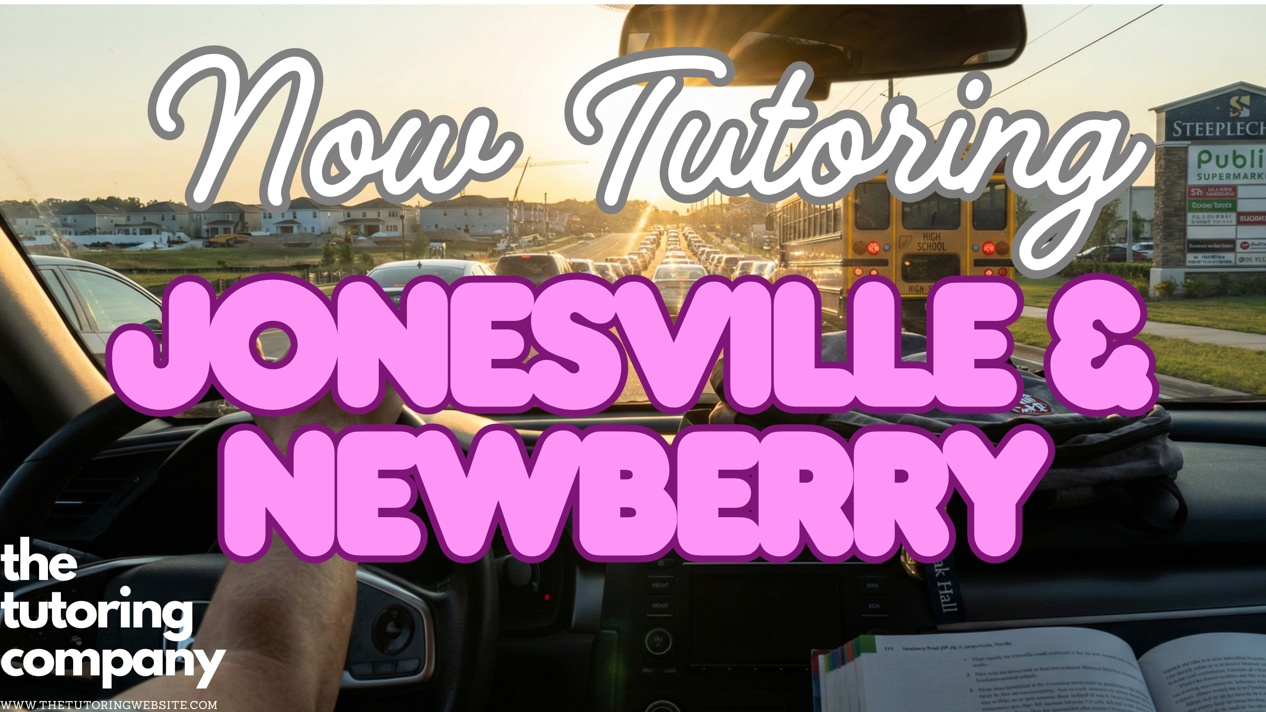 Living in Jonesville or Newberry? Don't let the SR-26 traffic ruin your evening. Get elite in-home tutoring for Newberry High, Oak View Middle, and Oak Hall in 32669.
