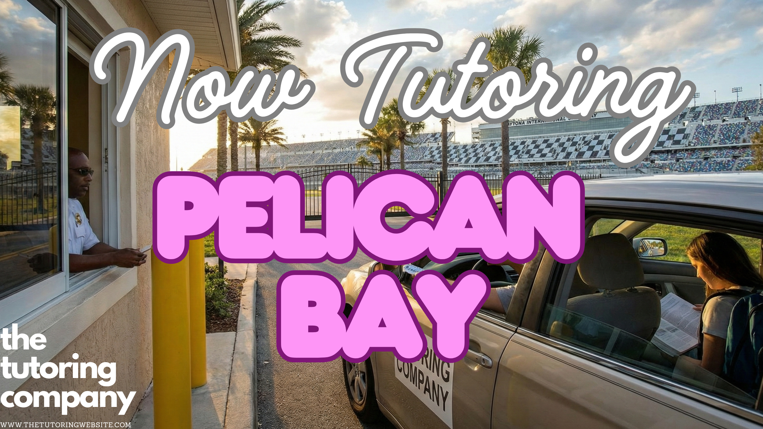Live in Pelican Bay? Don't battle Speedway traffic. Get elite in-home tutoring for Mainland High, Warner Christian, and Father Lopez in Daytona's "Fortress."