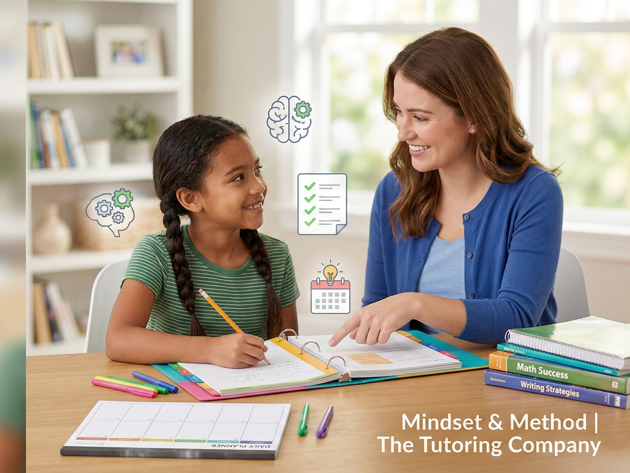 Discover how to build executive function skills in elementary school students to prevent academic burnout. Learn about The Tutoring Company's Mindset & Method approach.