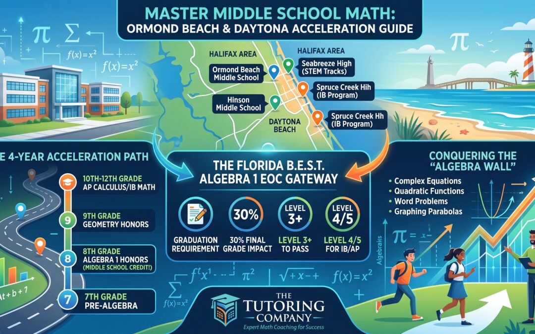 Mastering Middle School Math Transitions & Algebra 1 EOC Readiness in Ormond Beach & Daytona Beach