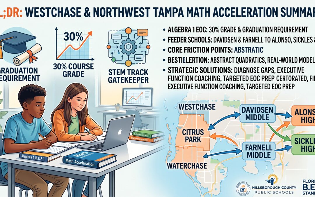 Mastering Middle School Math Transitions & Algebra 1 EOC Readiness in Westchase, Tampa