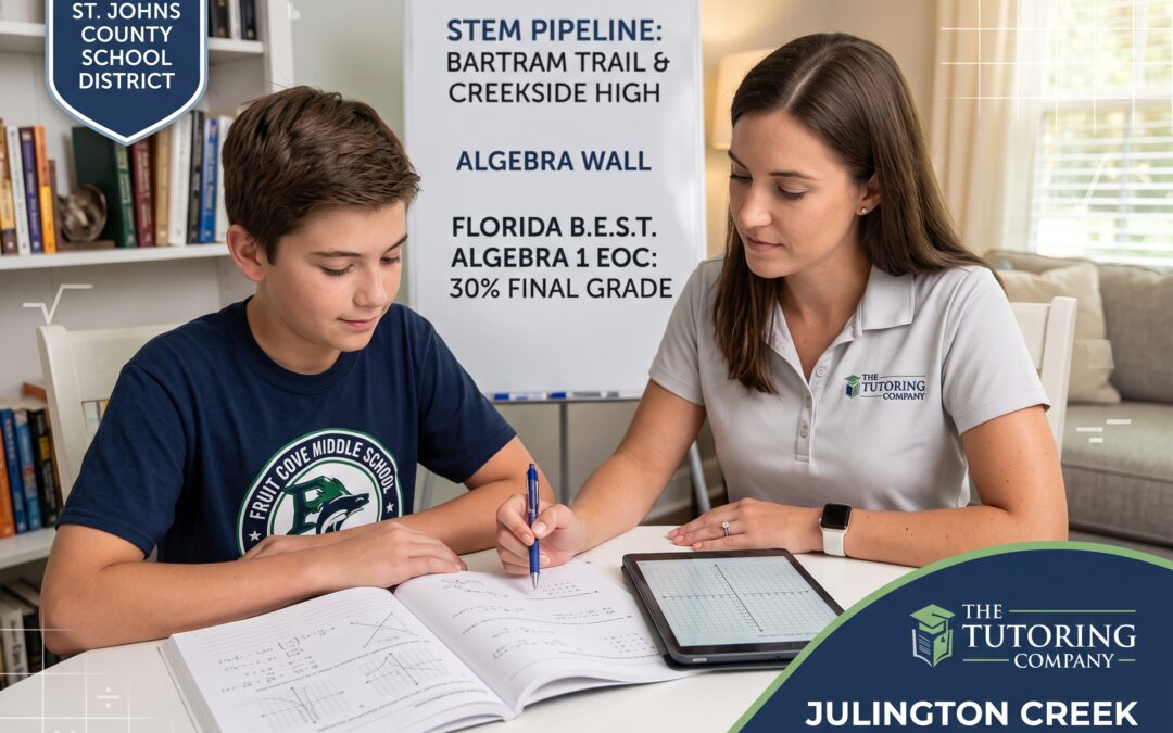 Mastering Middle School Math Transitions & Algebra 1 EOC Readiness in Julington Creek: The Northwest St. Johns STEM Pipeline