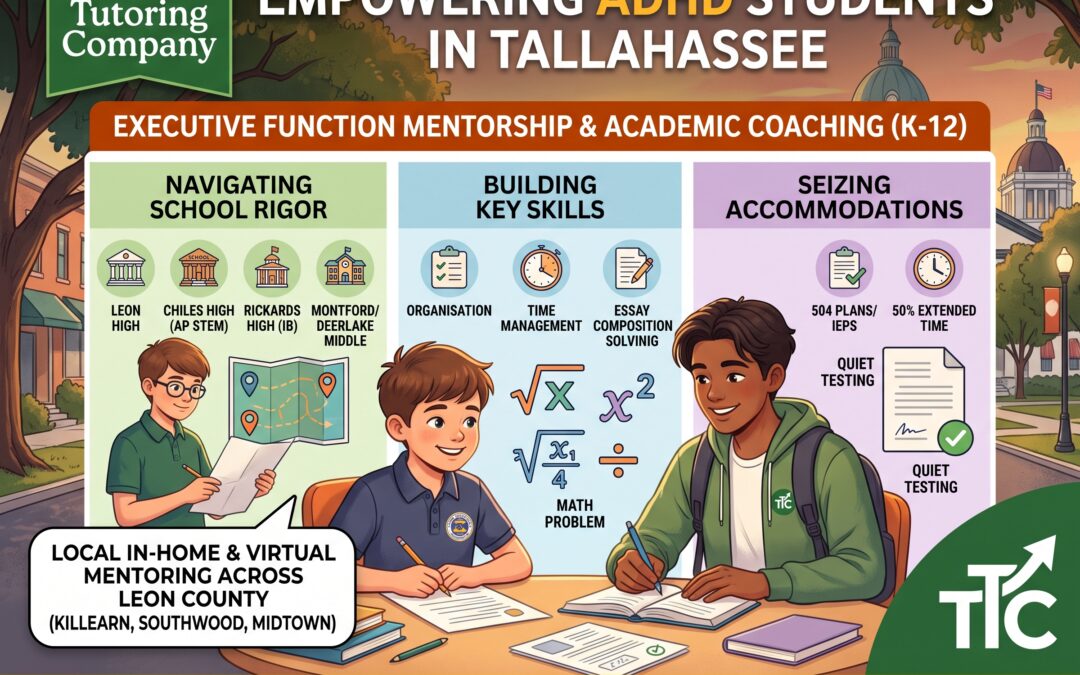 The Complete Guide to ADHD Tutoring & Executive Function Coaching in Tallahassee: K–12 Foundations to Chiles AP & Rickards IB Mastery