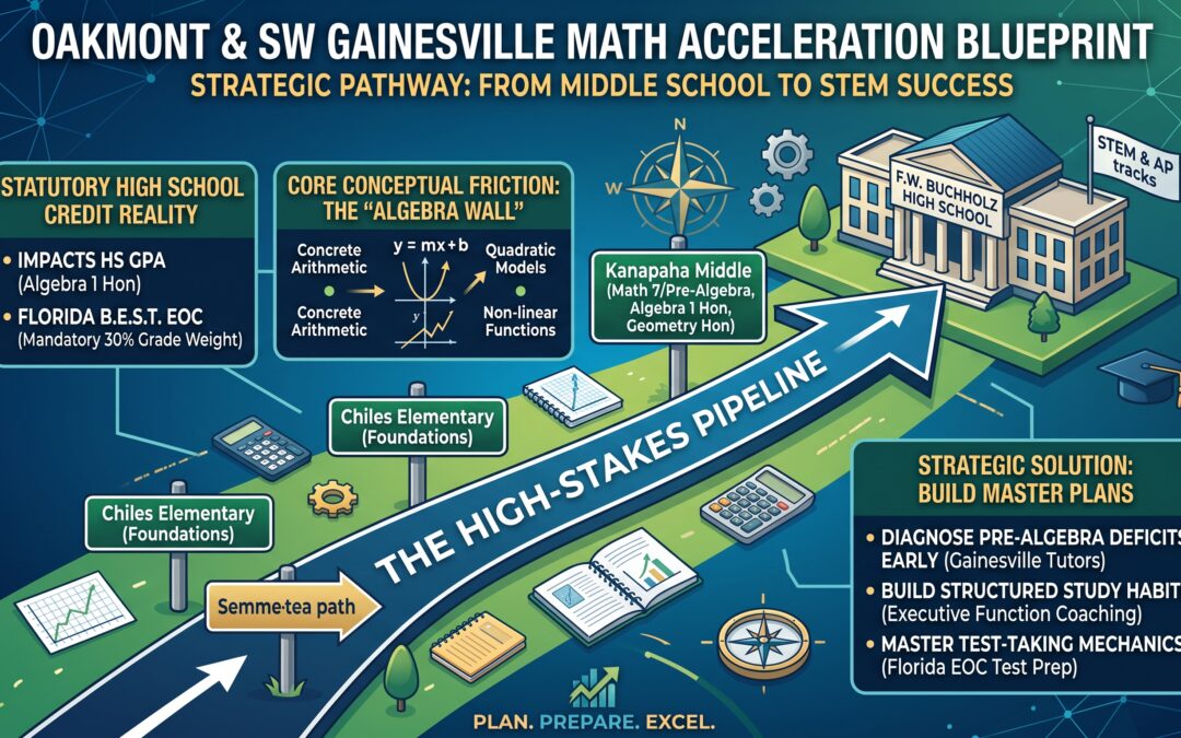 Mastering the Kanapaha to Buchholz Math Pipeline: The Oakmont Guide to Algebra 1 Honors & STEM Acceleration