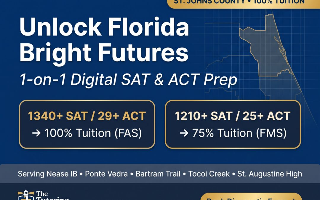 The Complete Guide to Florida Bright Futures, Digital SAT/ACT Strategy, & Concordant Graduation Scores in St. Augustine & St. Johns County