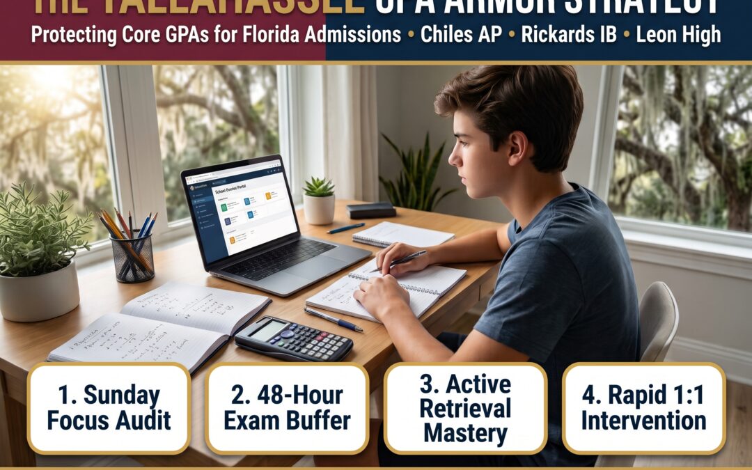 The GPA Armor: Navigating Advanced High School Workloads Without Burnout in Tallahassee & Leon County