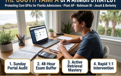 The GPA Armor: Navigating Advanced High School Workloads Without Burnout in South Tampa & Westchase